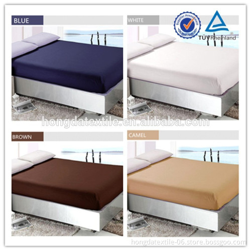 High Quality Luxury multi color 100 cotton bed fitted sheet